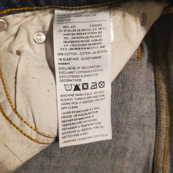 Levi Strauss Signature Mens Jeans Straight 34x32 - Picture 7 of 7